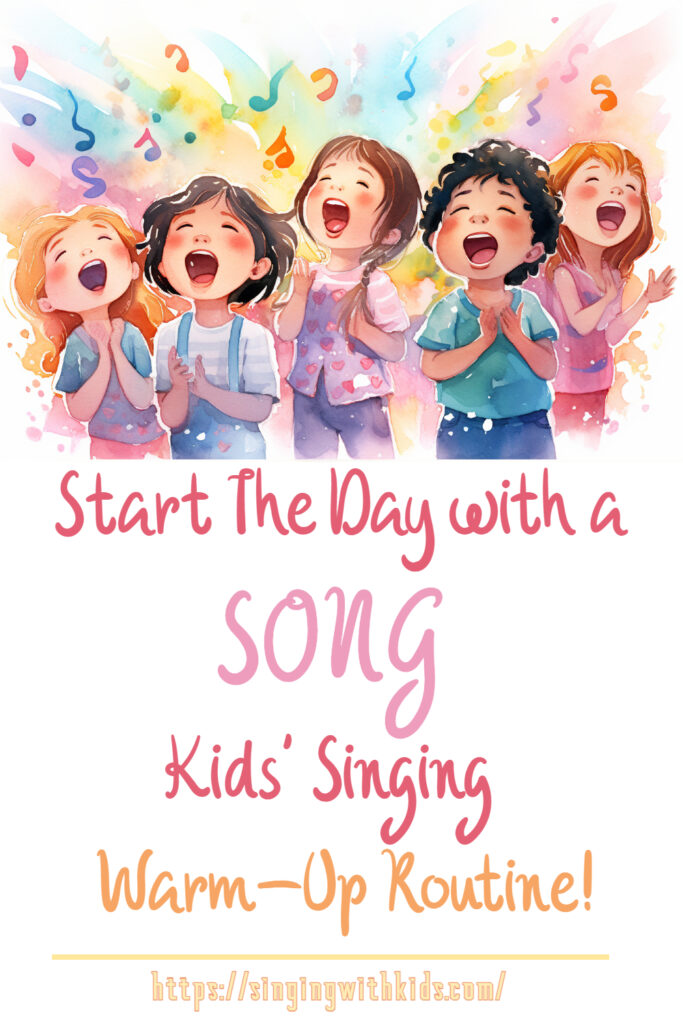 A Kid-Friendly Singing Warm-Up Routine Image: SingingWithKids