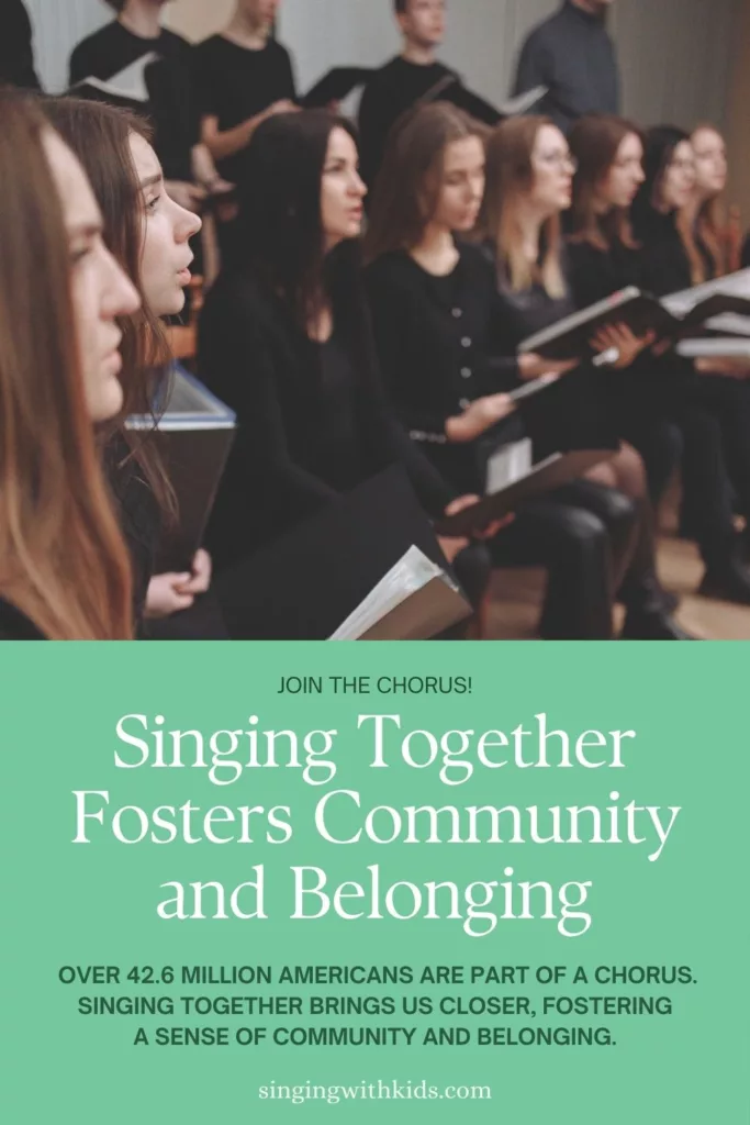 Benefits of Singing Singing together brings us closer, fostering a sense of community and belonging