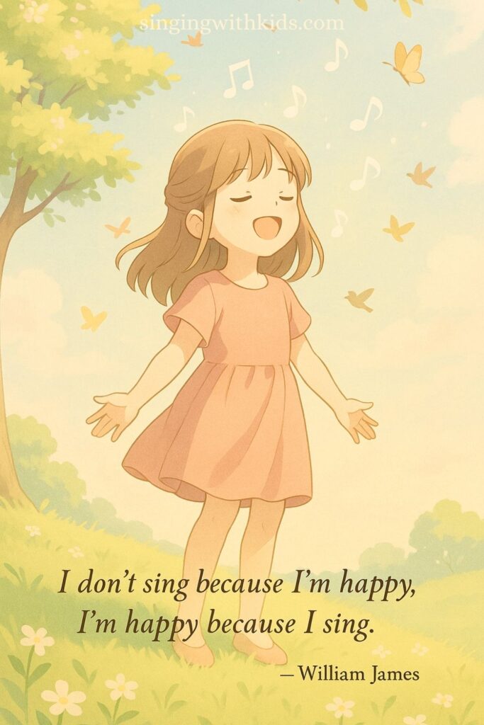Are people that sing happier