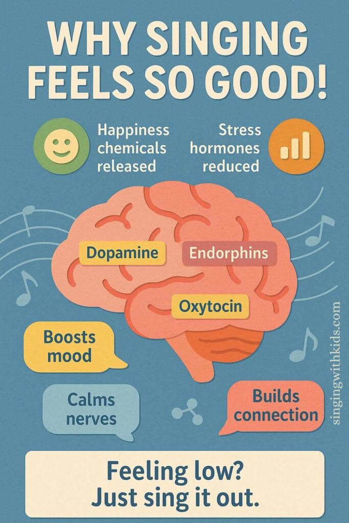 Whys singing feels so good, singing for happiness