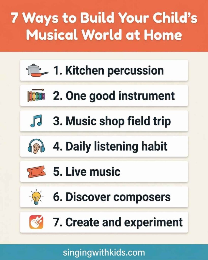 7 music activities for kids at home